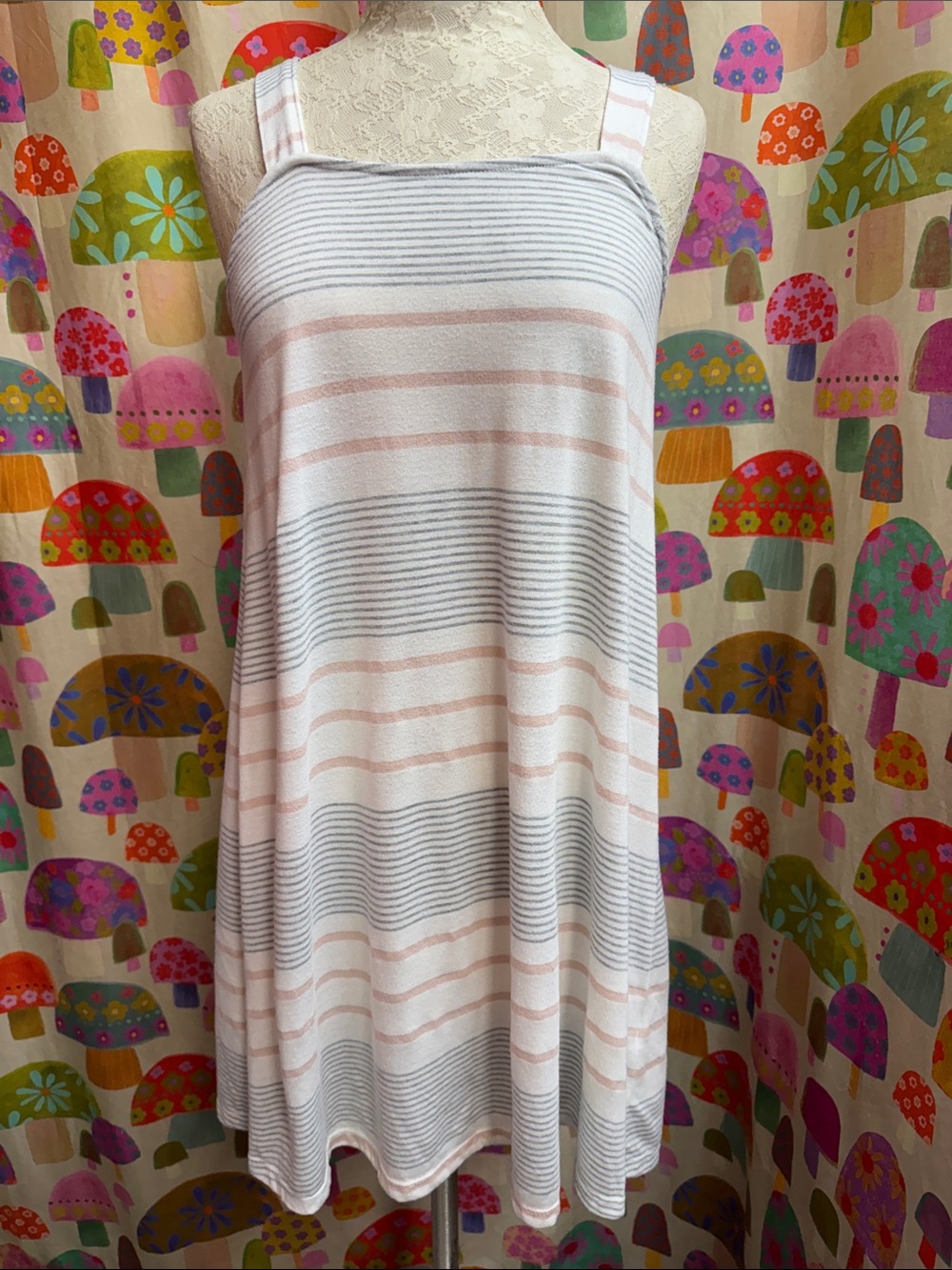 Cotton On Striped Nightgown. XS